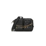 CHANEL CALFSKIN QUILTED SMALL CAMERA CASE BLACK AS2933 (20.5*14.5*9cm)