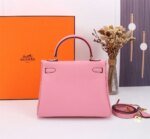 Hermès Kelly Togo Calf Gold hardware Sakura Pink size: 25Cm/ 28Cm - Image 6
