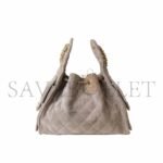 CHANEL 25C SUEDE POCKET HOBO BAG (30*26*14cm) - Image 3
