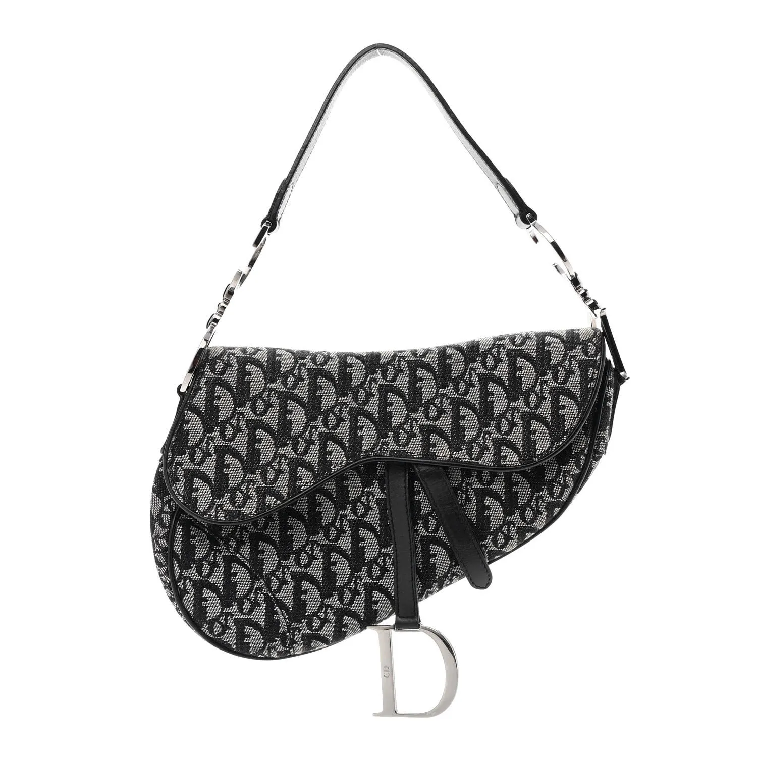 82966d2edd283e361d8dfed6d9e77369d2bde7be Saddle bag black versatile and durable shoulder - Image 1
