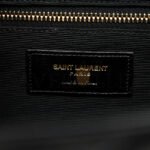 YSL ENVELOPE MATELASSE LARGE SHOULDER BAG IN BLACK 1543620 (31*22*7.5cm) - Image 6