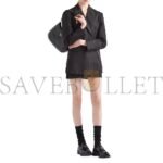 PRADA CLEO BRUSHED LEATHER SHOULDER BAG 1BC156 (30*18.5*4cm) - Image 2