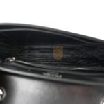 PRADA GLACE CALFSKIN STUDDED CROSSBODY BLACK (22*15*6cm) - Image 4