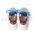 MIUMIU LEATHER SNEAKERS 5E387E - Image 3