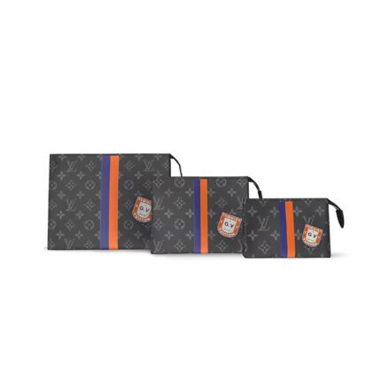 LOUIS VUITTON TRIO TOILET POUCH MON MONOGRAM P01957 (25*20*6cm)