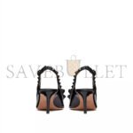 VALENTINO ROCKSTUD BOW SLINGBACK PUMP IN PATENT LEATHER WITH MATCHING STUDS 60MM 5W2S0IB8IXH_0NO - Image 4