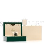 ROLEX STAINLESS STEEL 18K YELLOW GOLD DIAMOND 31MM OYSTER PERPETUAL DATEJUST WATCH OLIVE GREEN ROMAN 278273 - Image 2