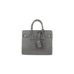 YSL SAC DE JOUR EMBOSSED LEATHER SATCHEL GREY 392035DND1N112 (26*20.5*12.5cm)