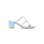 VALENTINO ROCKSTUD CALFSKIN LEATHER SLIDE SANDAL 60 MM 4W2S0C47VOD_ZQW