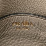 PRADA VITELLO DAINO DOUBLE ZIP CROSSBODY BAG ARGILLA (24*17*2cm) - Image 5