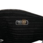 PRADA GRACE LUX TRIANGLE SHOULDER BAG BLACK (27*15*11cm) - Image 6