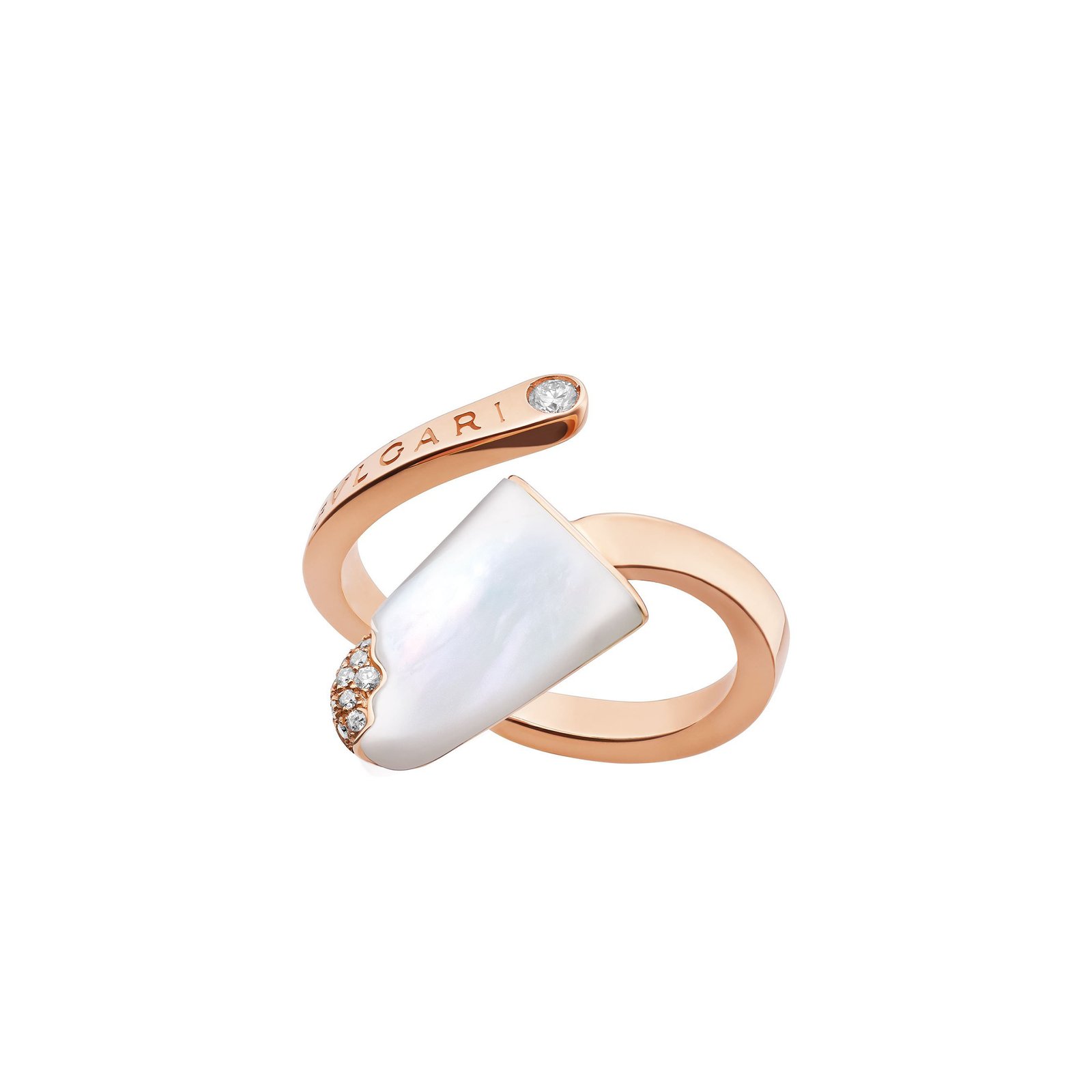 88a55a8819266307818573d578b332da5b2a01c9 BVLGARI BVLGARI BVLGARI RING 858014 - Image 1