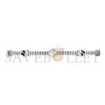 GUCCI INTERLOCKING STERLING SILVER BRACELET YBA661529001017 - Image 4