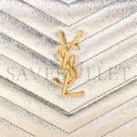 YSL CASSANDRE ENVELOPE CHAIN WALLET IN GRAIN DE POUDRE EMBOSSED LEATHER METALLIC 3939531032299 (19*12.5*3.5cm) - Image 5