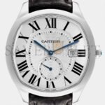 CARTIER DRIVE SILVER DIAL STEEL MENS WATCH WSNM0004 - Image 6