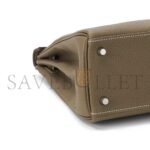 HERM�S MASTER KELLY 25 ELEPHANT GRAY SILVER BUCKLE (25*17*7cm) - Image 5