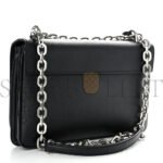 PRADA SAFFIANO LUX CHAIN SHOULDER BAG BLACK (24*15*6cm) - Image 2