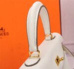 Hermès Kelly Togo Calf Gold hardware Milkshake white size: 25Cm/ 28Cm - Image 7