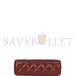 CHANEL BROWN QUILTED AGED CALFSKIN MINI KELLY BRUSHED GOLD HARDWARE AS4416 (19*13*7cm) - Image 6