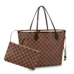 Louis Vuitton Damier Ebene Canvas Neverfull MM N41603 Pink