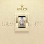 ROLEX DATEJUST 31 OYSTER, 31 MM, OYSTERSTEEL, WHITE GOLD AND DIAMONDS WATCH 278384RBR - Image 2