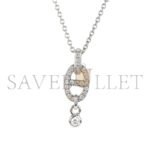 HERM�S 18K WHITE GOLD DIAMOND PM CHAINE D'ANCRE ENCHAINEE NECKLACE - Image 2