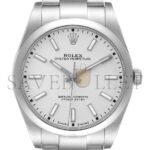 ROLEX OYSTER PERPETUAL SILVER DIAL STEEL 39MM WATCH 114300 - Image 4