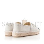 CHANEL LINEN CC ESPADRILLES BEIGE BLACK G29762 - Image 4