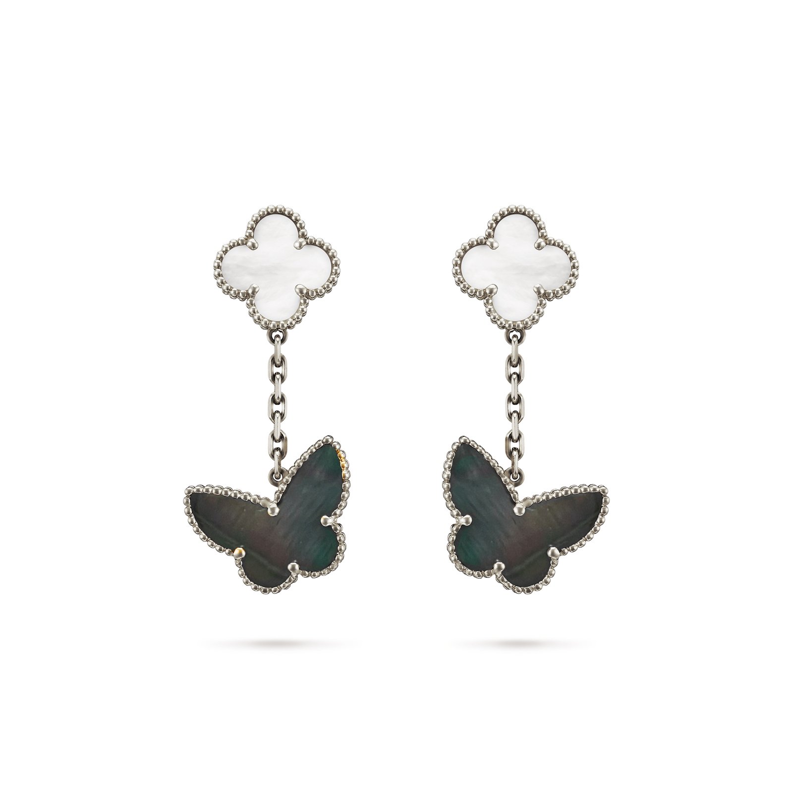 8db32fd5b3b2d6afb95cb1b2eaa09eb5313c3500 VAN CLEEF ARPELS LUCKY ALHAMBRA EARRINGS VCARD79900 - Image 1