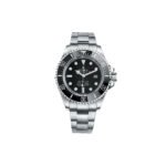 ROLEX SEA-DWELLER 44 STAINLESS STEEL BLACK FACE WATCH 116660-0001
