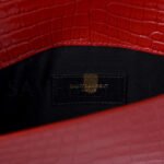 YSL UPTOWN POUCH IN CROCODILE-EMBOSSED SHINY LEATHER 565739607072 (27*16*2cm) - Image 5