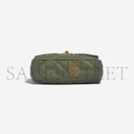 CHANEL 19 FLAP BAG LAMB GREEN AS1160 (26*16*9cm) - Image 4