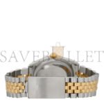 ROLEX STAINLESS STEEL 18K YELLOW GOLD 36MM OYSTER PERPETUAL DATEJUST WATCH WHITE ROMAN 16233 - Image 3