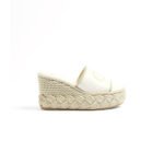 VALENTINO VLOGO TORCHON WEDGE SLIDE IN NAPPA 100MM 6W2S0KC5YWI_098