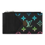 LOUIS VUITTON MURAKAMI VICTOR MONOGRAM MUTATION WALLET BLACK M12641 (14.5*8cm) - Image 3