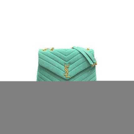 YSL LOULOU MEDIUM CHAIN BAG IN SUEDE 487216600875 (32*22*12cm)