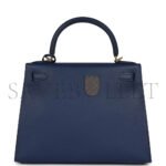 HERM�S MASTER KELLY SELLIER 28 BLEU EPSOM GOLD HARDWARE (28*22*10cm) - Image 3