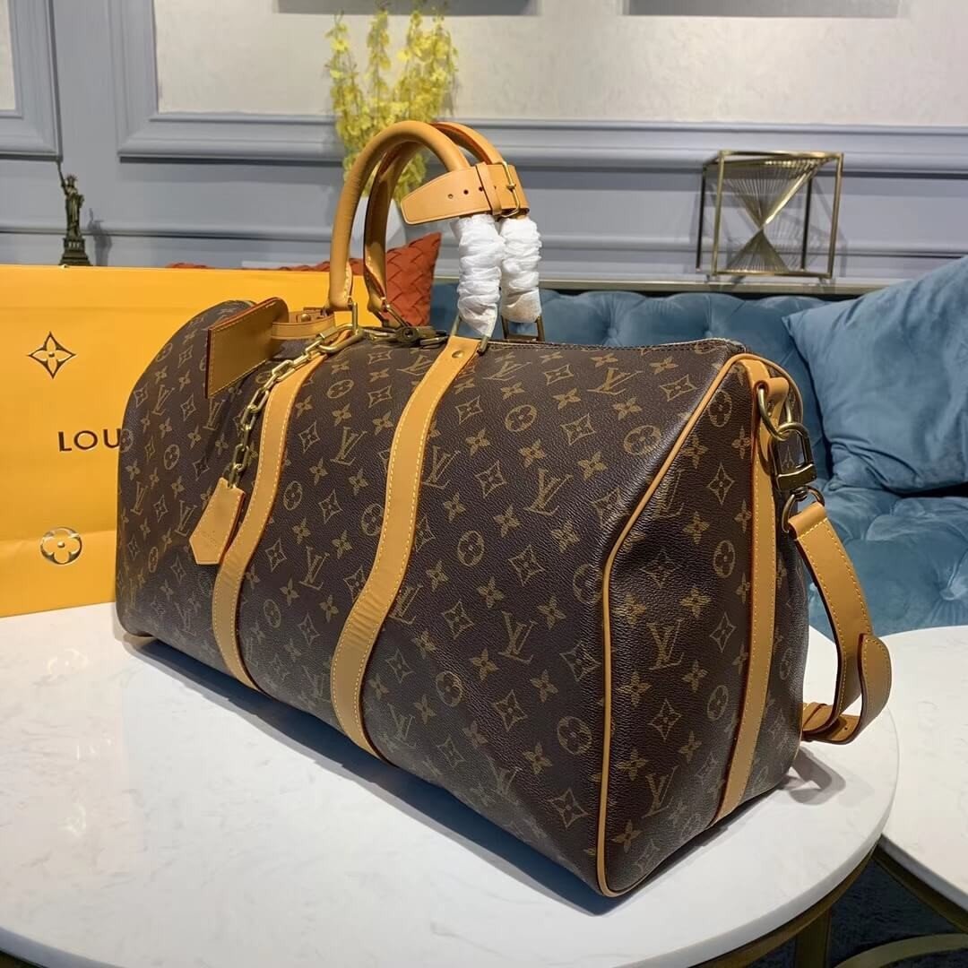 90f131020b0cc6ca664e4628abdfc81b03263621 Louis Vuitton Monogram Canvas Keepall Bandouliere 50 M44474 - Image 1