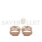 VALENTINO CALFSKIN ROCKSTUD SANDAL WITH STRAPS 5W2S0HR8VOD_GF9 - Image 3