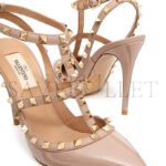 VALENTINO PATENT ROCKSTUD CAGED PUMP 100MM 5W2S0393VNW_P45 - Image 6