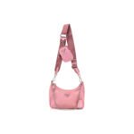 PRADA NYLON RE-EDITION 2005 SHOULDER BAG ROSA (22*17*6m)