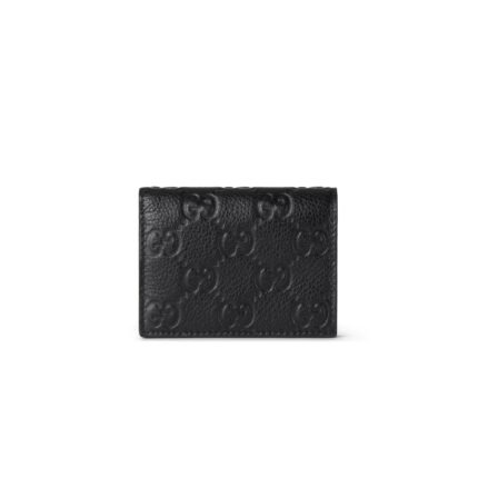 GUCCI GG EMBLEM MINI WALLET�815901AAEEM1000 (11*9*3cm)
