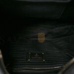 PRADA VITELLO DAINO HOBO BLACK (36*30*15cm) - Image 3