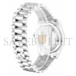 ROLEX DAY-DATE ICE BLUE, DIAGONAL MOTIF 40MM WATCH 228236 - Image 2