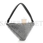 PRADA SATIN CRYSTAL TRIANGLE POUCH CRISTAL (26*15*6m) - Image 2