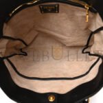 PRADA SOFT CALF SHOPPING TOTE BLACK (36*33*11cm) - Image 4