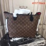 Louis Vuitton Monogram Canvas Neverfull MM M41177 Black/Red - Image 3