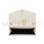 YSL UPTOWN CHAIN WALLET IN GRAIN DE POUDRE EMBOSSED LEATHER 6077881GF0J9207 (19*12*3cm) - Image 5