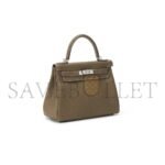 HERM�S MASTER KELLY 25 ELEPHANT GRAY SILVER BUCKLE (25*17*7cm) - Image 2