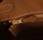 Hermès Kelly Togo Calf Gold hardware Golden brown size: 25Cm/ 28Cm - Image 9